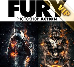 PS动作：Fury Photoshop Action